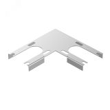 L-cоединение Mercury Mall IP54 комплект: 1шт RAL9003 белый муар V4-R0-00.0009.MIP-0002 Вартон
