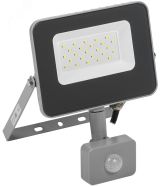 Прожектор СДО 07-20Д светодиодный серый с ДД IP54 IEK LPDO702-20-K03 IEK