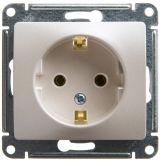 GLOSSA Розетка с заземлением перламутр в рамку GSL000643 Systeme Electric