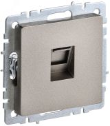 BRITE Розетка компьютерная RJ45 кат.5E РК10-БрШ шампань BR-K10-1-K37 IEK