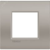 Livinglight. Рамка Air, немецкий стандарт 2 мод. Цвет ''Песчаник'' LNE4802SB Legrand