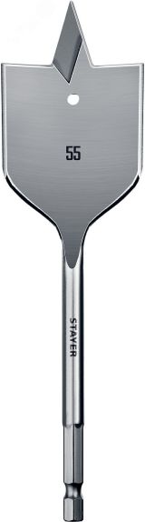 Сверло по дереву FLAT 55x152мм 2950-55_z01 STAYER