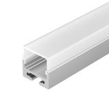 Профиль с экраном SL-LINE-2011M-2500 ANOD+OPAL SQUARE (ARL, Алюминий) 025870 Arlight