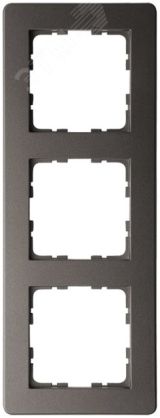 Рамка G-Flex 3-постовая, цвет Мокко G1103Z Jasmart