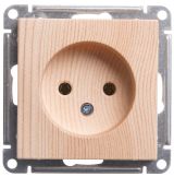 W59 Розетка без заземления без шторок, 16А, механизм, сосна RS16-153-7-86 Systeme Electric