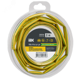 Трубка термоусадочная ТТУ нг-LS 3/1,5 желто-зеленая (2м/упак) IEK UDR12-003-D15-002-K52-T IEK