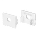 Заглушка SL-SLIM-H13M WHITE с отверстием (, Пластик) 037538 Arlight