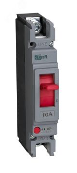 Силовой авт. выкл. 1P 10A 20кА 28000DEK Dekraft