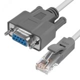 Адаптер-переходник COM RS-232 9F на RJ45, 1 м., серый 1000550073 Greenconnect