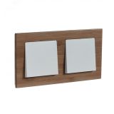 Рамка двухпостовая ATLASDESIGN NATURE, ДЕРЕВО БАМБУК ATN353202 Systeme Electric