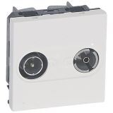 Mosaic Розетка телевизионная TV/R оконечная 10Дб 078788 Legrand