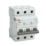 Выключатель автоматический AV-10 3P 40A (D) 10kA EKF AVERES mcb10-3-40D-av EKF