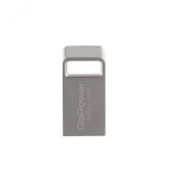Флеш накопитель 32GB MINI, USB 2.0, серебристый 1000732817 GoPower