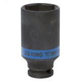 Головка торцевая ударная глубокая шестигранная 1/2', 33 мм 443533M King Tony