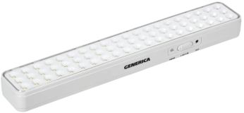 Светильник светодиодный аккумуляторный ДБА 1060 непостоянного действия 60LED 6ч 6Вт GENERICA LDBA0-1060-6-01-K01-G IEK