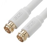Кабель антенный F81 М на F81 М, 10 м., коаксиальный, белый 1000626059 Greenconnect