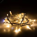 Светодиодная новогодняя гирлянда нить белый каучук 3 м тёплый свет 30 LED, IP65 ERAPS-WK3 Б0056014 ЭРА