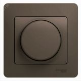 Диммер поворотно нажимной, LED, RC, 630 Вт, шоколад GSL000837 Systeme Electric