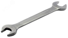 Ключ гаечный (рожковый) двусторонний 46х50 сатинированный 115831 Hortz