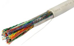 Кабель витая пара UTP-50P-Cat.5-IN-LSZH UTP (U/UTP), категория 5, 50 пар (24 AWG), одножильный (solid), LSZH, нг(А)-HF 10168c Cabeus