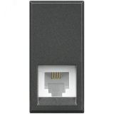 Axolute Розетка RJ11 категория 3 К10 антрацит HS4258/11N Legrand