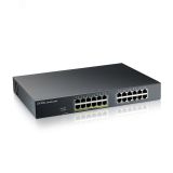 Коммутатор управляемый L2 24 порта. 12xPoE+ 10/100/1000 Мб/с. 130 Вт 140506 Zyxel
