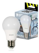 Лампы светодиодные LED 18 Вт 1200 Лм 5000К  Е27 А60 (груша) холодная 230/50  (10 штук в упаковке) 4895205038424 JazzWay