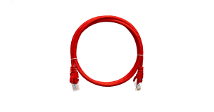 Патч-корд U/UTP 4 пары Cat 5e 2хRJ45/8P8C T568B 7х0205мм PVC красный 015м ЭКО46954 NIKOMAX