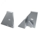 Заглушка для ALM-GLASS-6 с опорой левая с отверстием (ARL, Металл) 026730 Arlight
