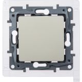 Переключатель одноклавишный IP44 - Legrand Etika - 10А 250В безвинтовые зажимы - слоновая кость 672307 Daccord/Legrand