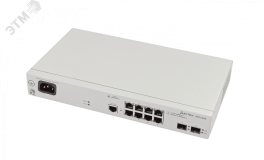 Коммутатор управляемый L2 8 портов 10/100/1000 Мб/с, 2хSFP, 220В AC 1000687734 ELTEX