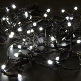 Гирлянда Нить 10 м, постоянное свечение, черный ПВХ, 24В, белый 305-145 Neon-Night