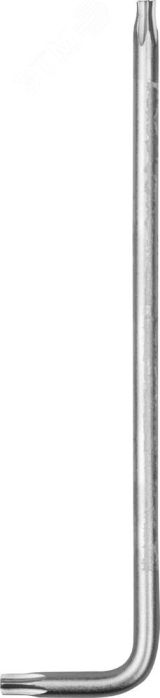 Ключ ''ЭКСПЕРТ'' имбусовый длинный, Cr-Mo, сатинированное покрытие, TORX 10 27452-10 ЗУБР