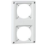 Лицевая панель - P17 Tempra Pro - 220x125 - 2 розетки 16 A 057713 Legrand