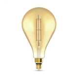 Лампа светодиодная филаментная LED 6 Вт 800 лм 2700К AC185-265В E27 PS160 теплая золотистая колба Black Filament Gauss 179802118 GAUSS