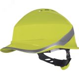 Каска защитная DIAMOND VI WIND из ABC с вентиляцией лимонного цвета DIAM6WTRJAFL Delta Plus