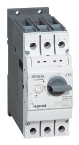 Выключатель автоматический для защиты электродвигателей MPX3 T63H 13A 100kA 417361 Legrand
