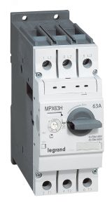 Выключатель автоматический для защиты электродвигателей MPX3 T63H 40A 50kA 417366 Legrand