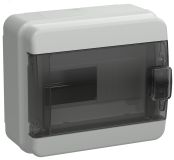 TEKFOR Корпус пластиковый навесной КМПн-8 IP65 черная прозрачная дверь IEK TF5-KP72-N-08-65-K03-K02 IEK