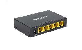 Коммутатор неуправляемый 5 портов RJ45 100 Мб/с, корпус металл 141262 ORIGO