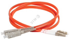 Патч-корд оптический мм 50/125 (OM2) SC/UPC-LC/UPC(Duplex)10м FPC50-SCU-LCU-C2L-10M ITK