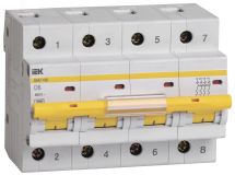 Авт. выкл. ВА47-100 4P 6А 10кА х-ка D MVA40-4-006-D IEK