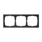 ARTGALLERY рамка 3-постовая, универсальная, базальт GAL001403 Systeme Electric