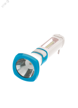 Фонарь ручной аккумуляторный 3W + 2W COB LED, аккум. 4V 1,2 Ah, 180Lm - 3 часов, 200 Lm - 6 часов KOCAc7023WLED Космос