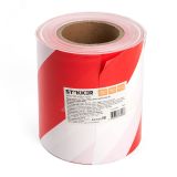 Лента сигнальная,  150мм*100 м,90mic, красный,белый, INTP10-150-100 39915 STEKKER