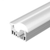 Профиль с экраном ALU-ASYMETRIC-2000 ANOD+FROST LENS (ARL, Алюминий) 019270 Arlight