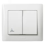 Galea Life Выключатель двойной IP44 771021 Legrand