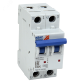 Выключатель автоматический двухполюсный 25А L 10кА DC OptiDin BM63-2L25-DC-УХЛ3-РЕГ 243152 КЭАЗ