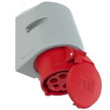 Розетка настенная 16A/400V/3P+N+E/IP44, безвинтовое подключение 00-00027345 PCE