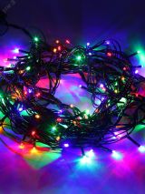 Гирлянда LED Нить 10 м ENIN-10M мультиколор 8 режимов, 220V, IP20 (60/720) Б0041893 ЭРА
